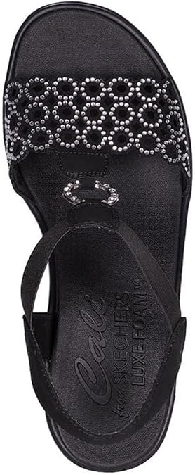 Skechers レディース Rumblers-Queen B ウェッジサンダル Rumblers - Queen B